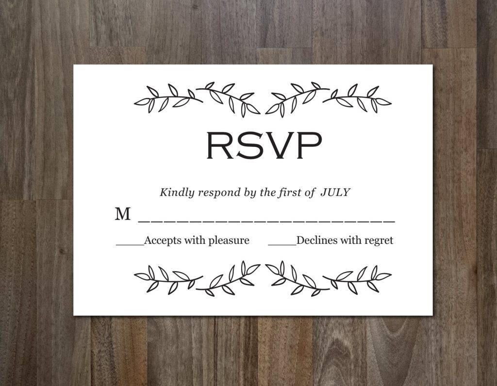 13 Free Printable Rsvp Cards Fax Coversheet Free Prin Vrogue co