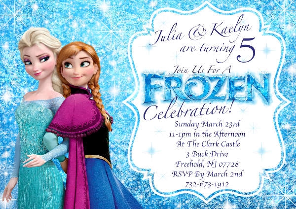 14 Frozen Invitation Templates Word PSD AI