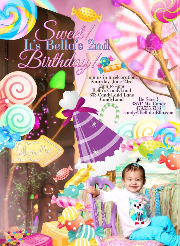 14 Wonderful Candyland Invitation Templates PSD AI Word InDesign