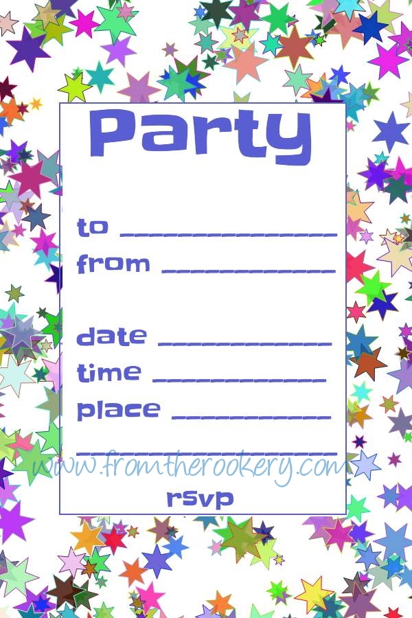15 Party Invites Free Online Images US Invitation Template
