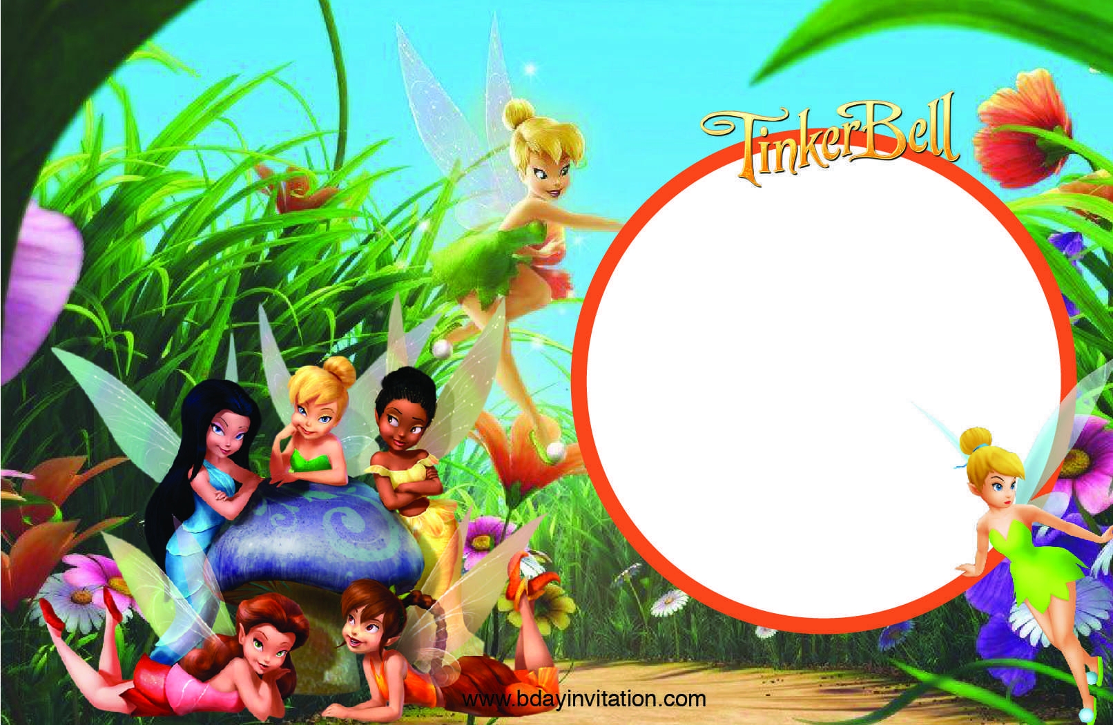 17 Customize Tinkerbell Birthday Invitation Template Now By Tinkerbell 