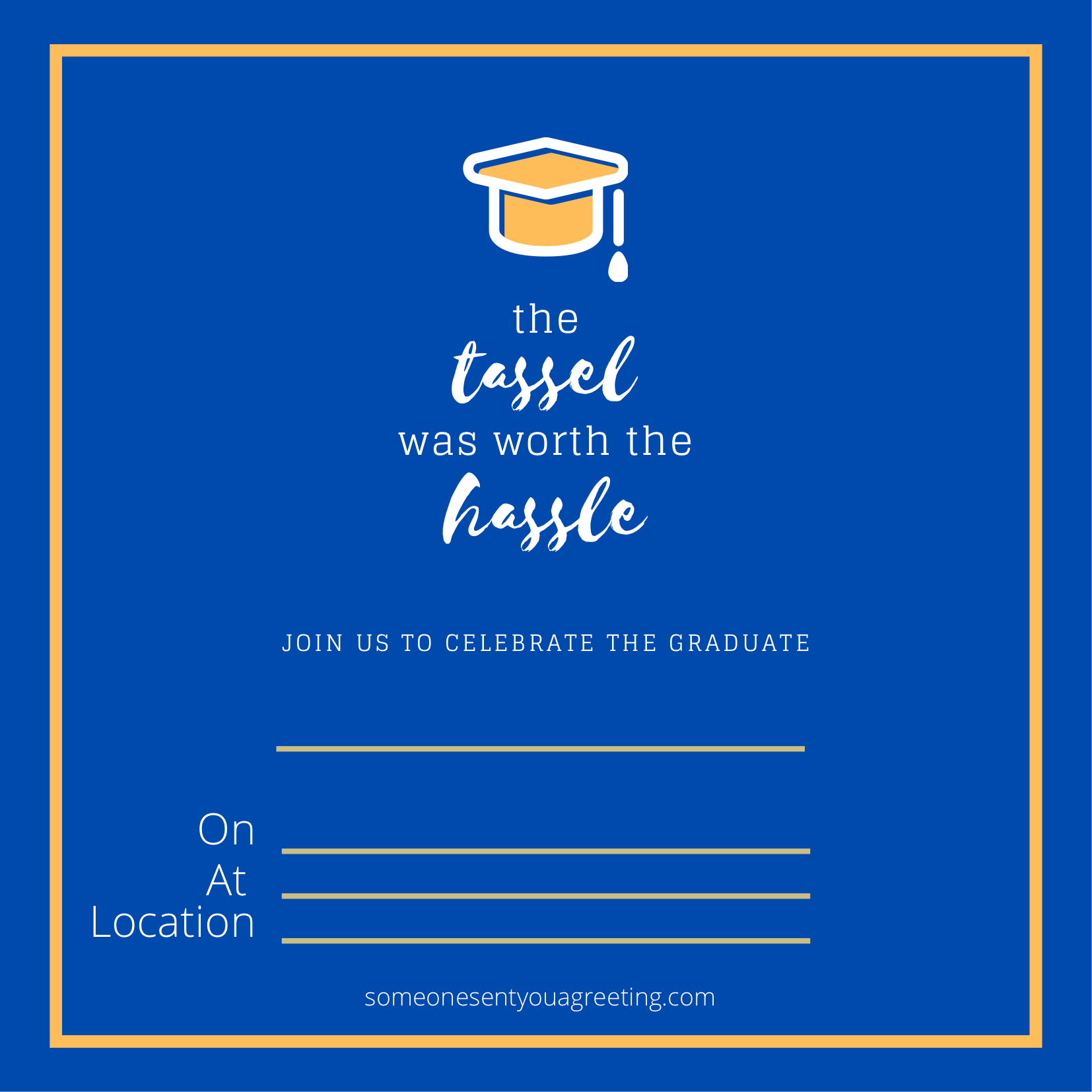 21 Free Printable Graduation Party Invitations Someone Sent You A 