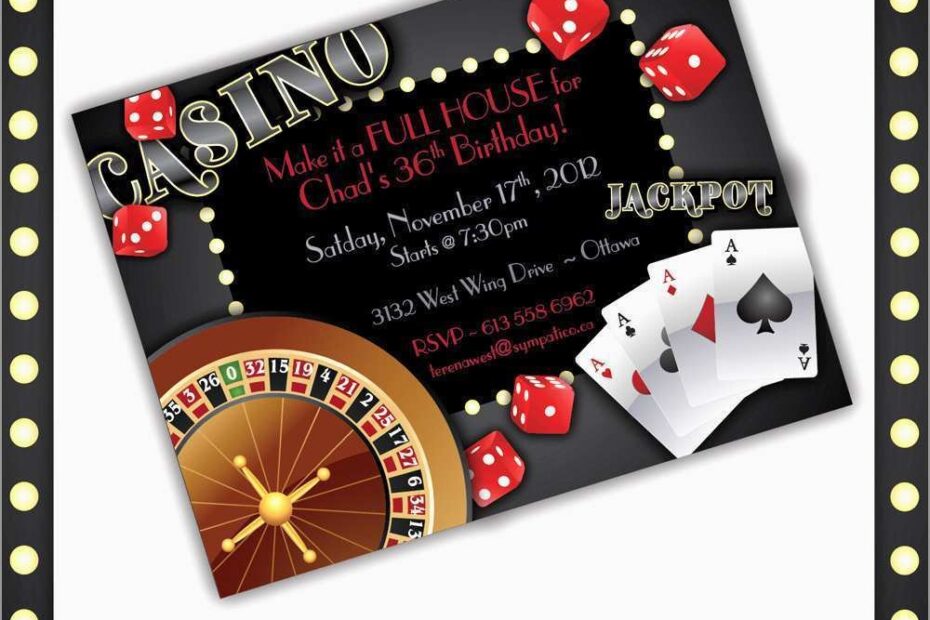 27 Adding Poker Party Invitation Template Free PSD File With Poker