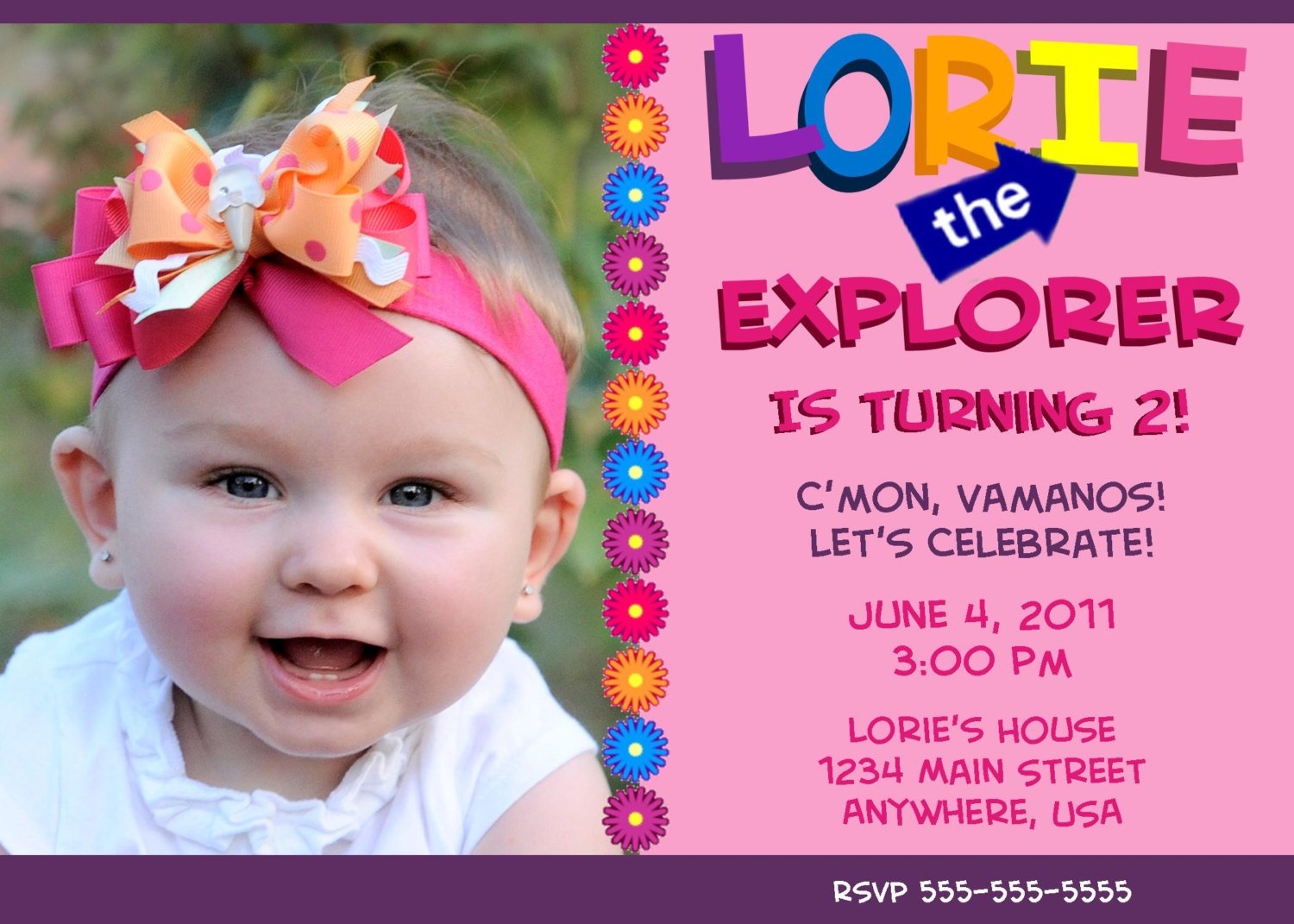2nd Dora Ideas FREE Printable Birthday Invitation Templates Bagvania