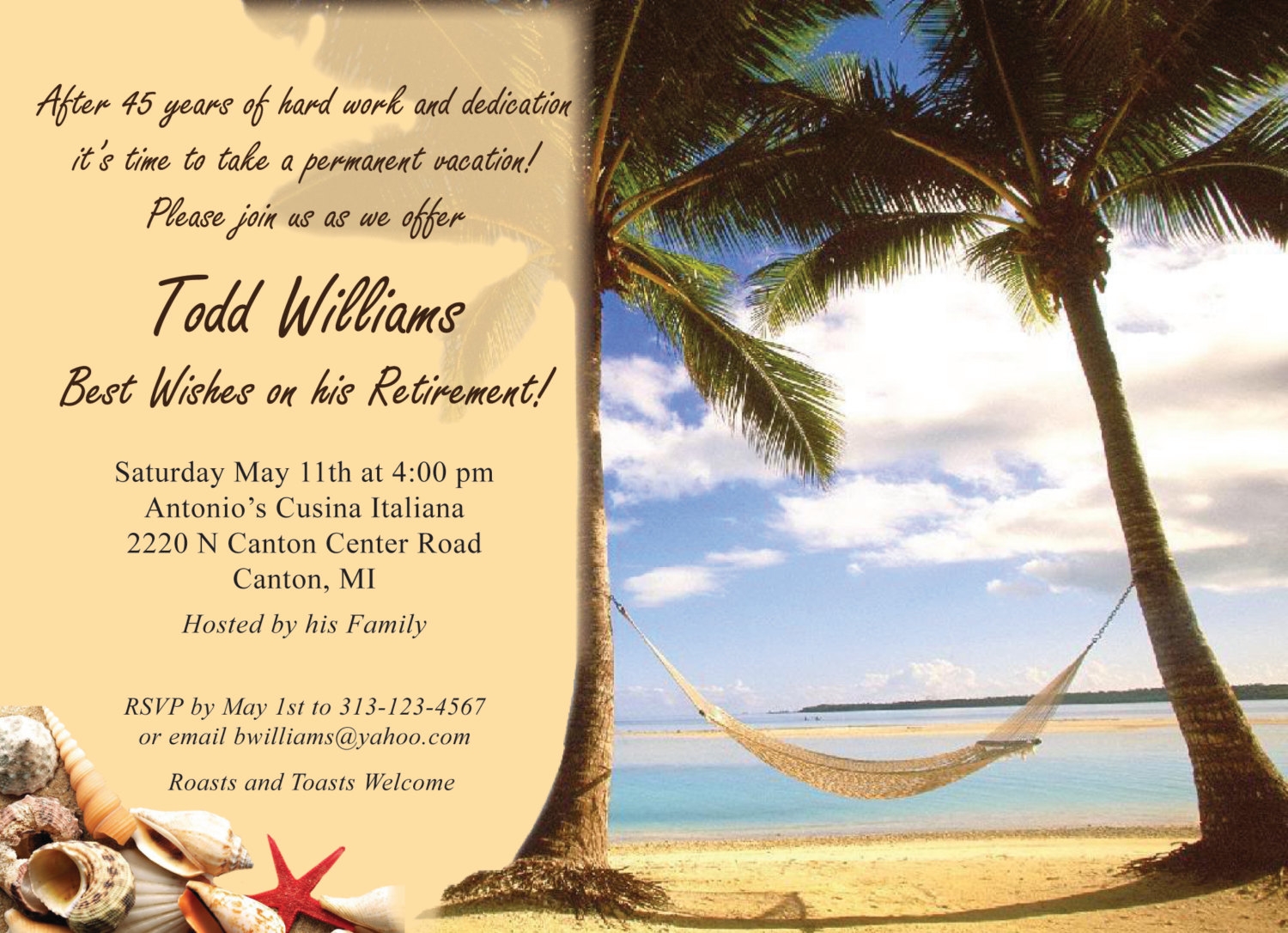 4 Best Images Of Free Printable Retirement Party Invitations Free 