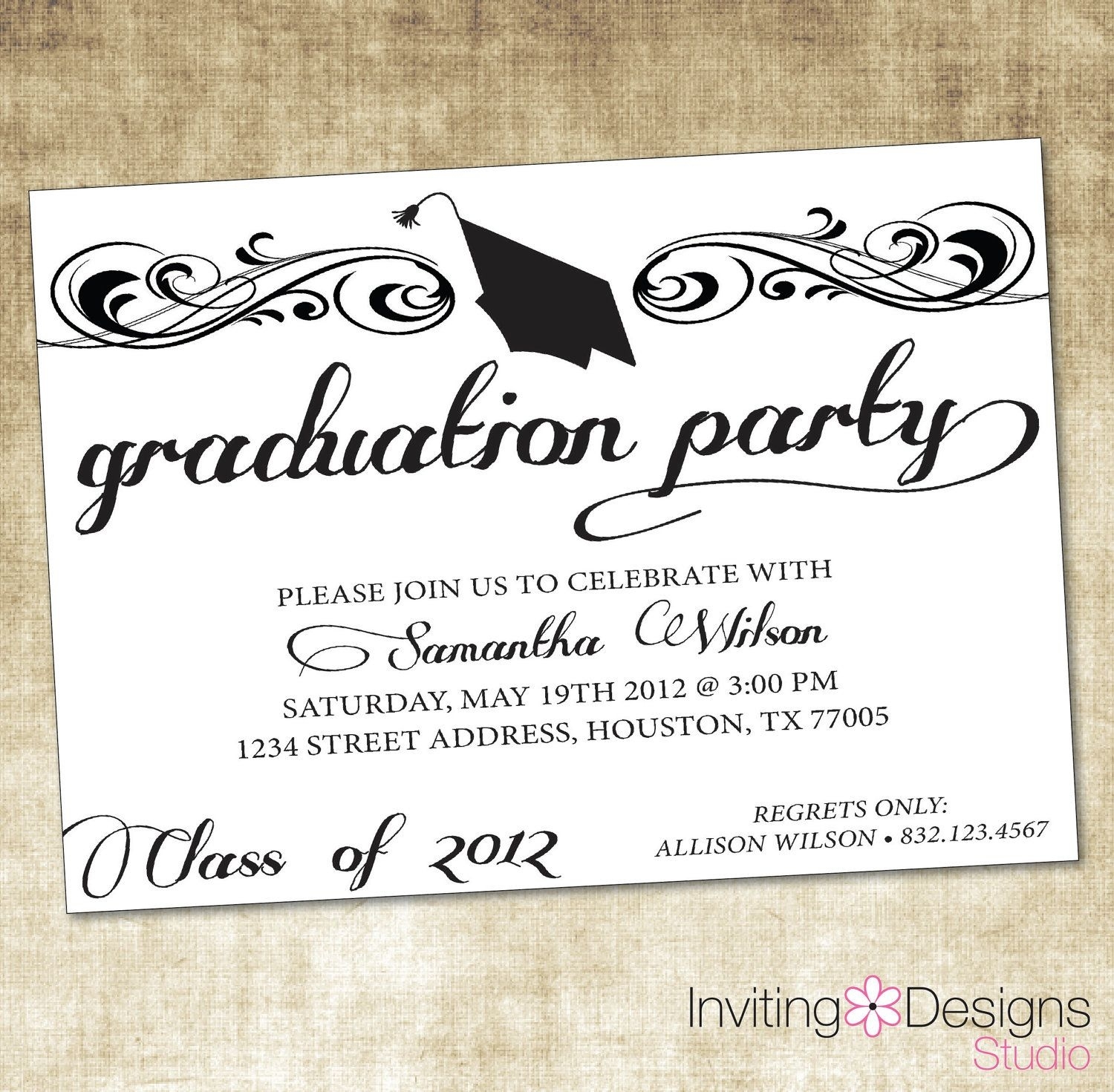 40 Free Graduation Invitation Templates Template Lab Free 
