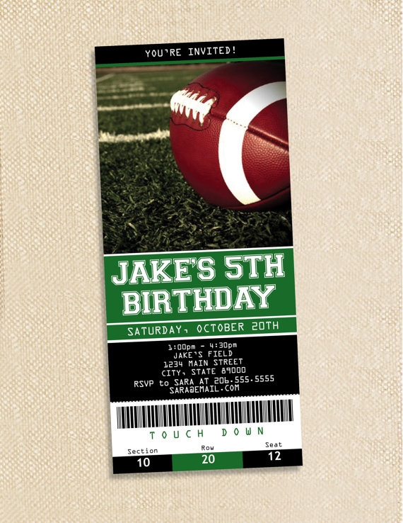 6 Best Images Of Free Printable Football Ticket Template Free 