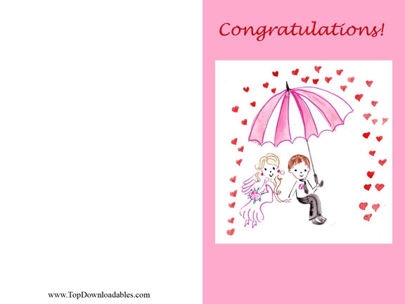 6 Best Images Of Free Printable Wedding Greeting Cards Free Wedding 