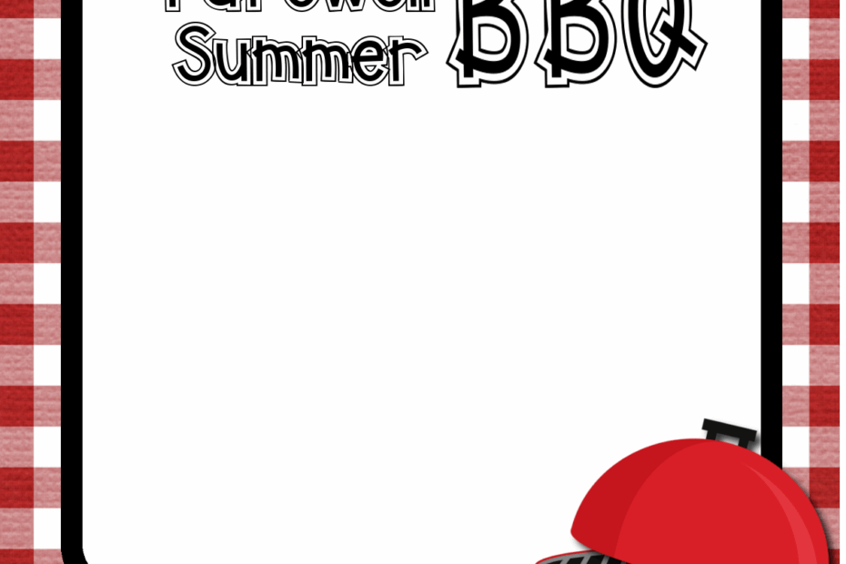 Bbq Invitations Free Printable Templates