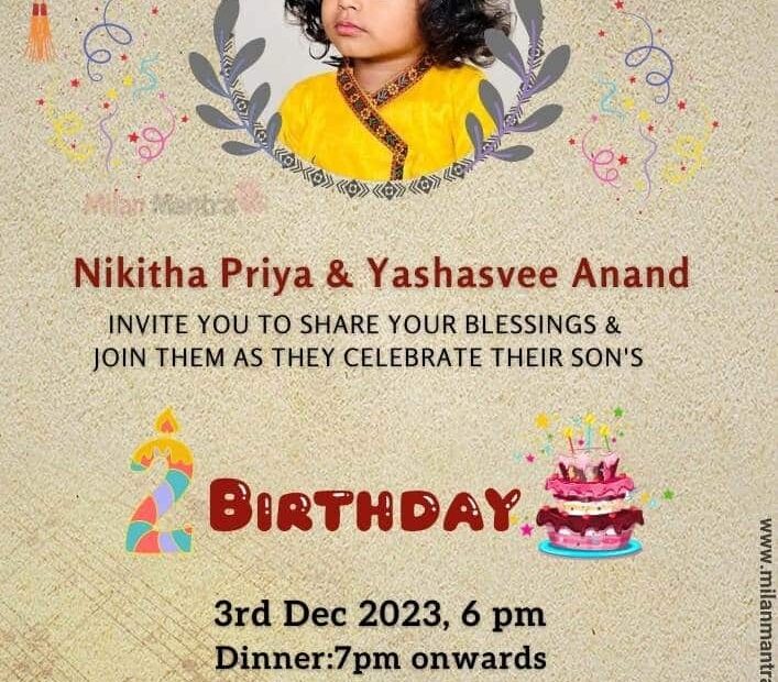 Birthday Invitation Card In Marathi Infoupdate