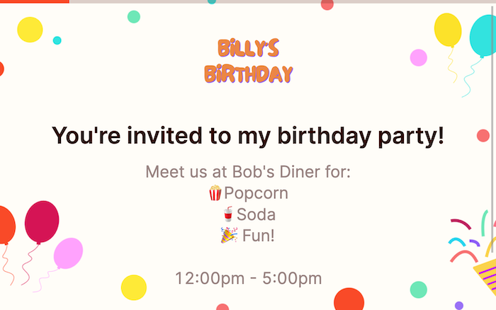 Birthday Invitation RSVP Worksheets Library