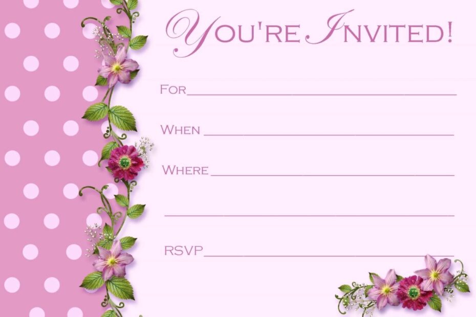 Birthday Invitations Templates For Adults SampleTemplatess