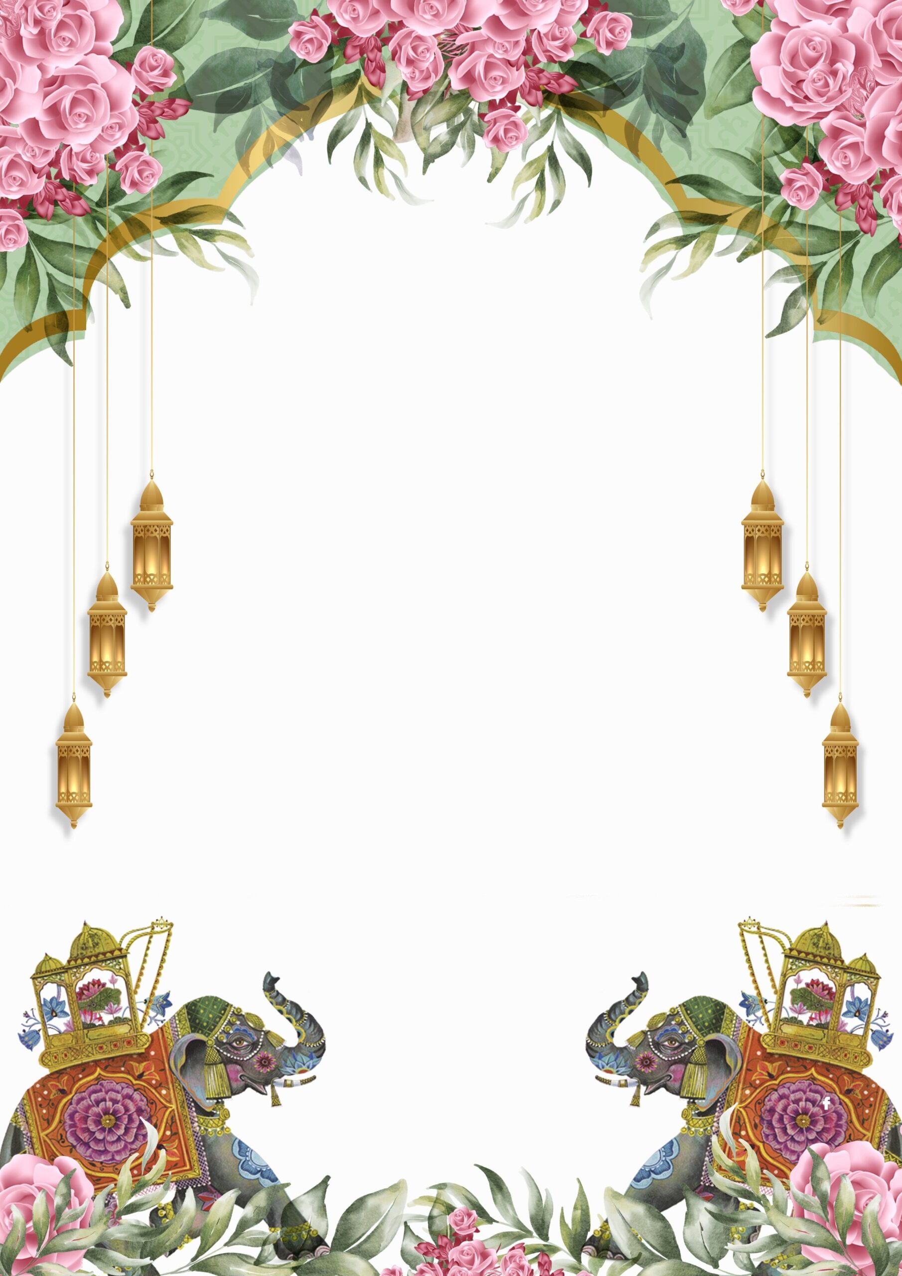 BLANK BACKGROUND ITENARY Mehndi Invitation Bride Gr In 2023 