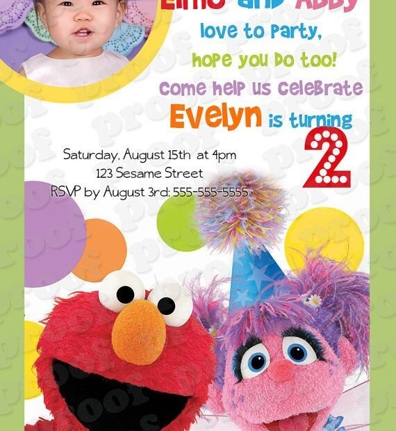 Blank Sesame Street Birthday Invitations Invitation Design Blog
