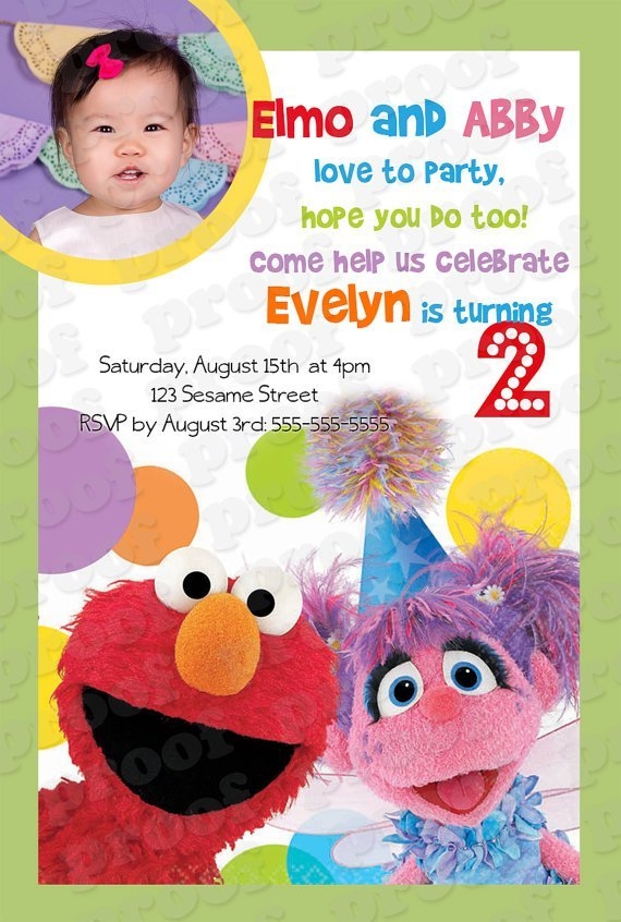 Blank Sesame Street Birthday Invitations Invitation Design Blog
