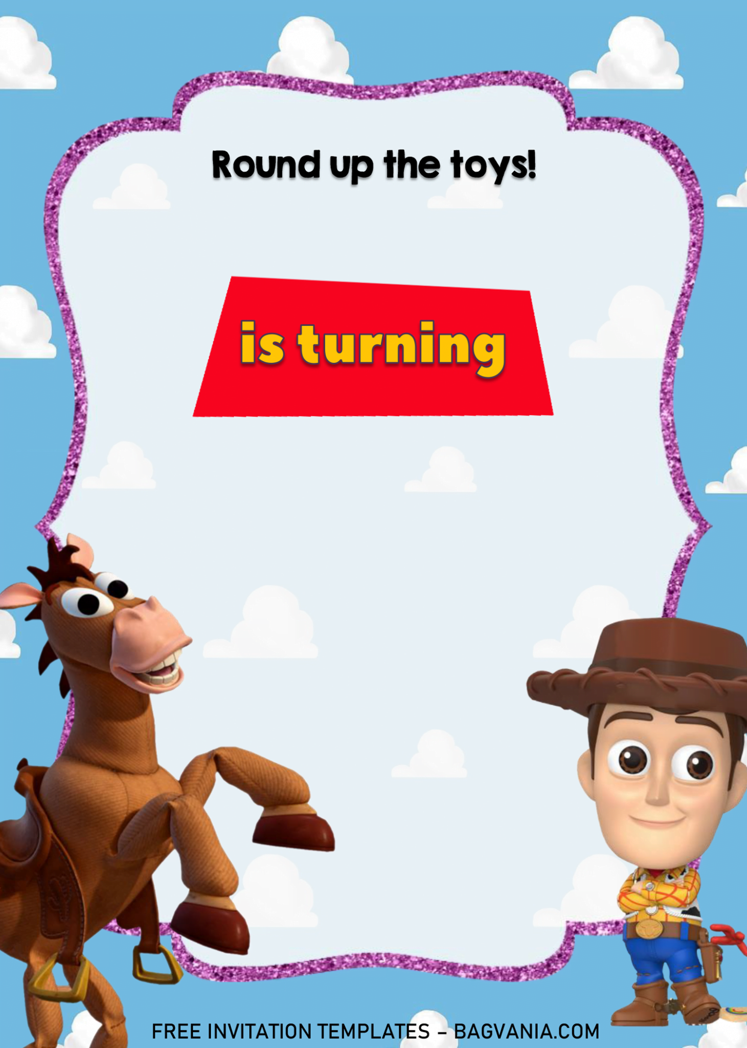Blank Toy Story Invitation Template Web Without Invitations How Will 