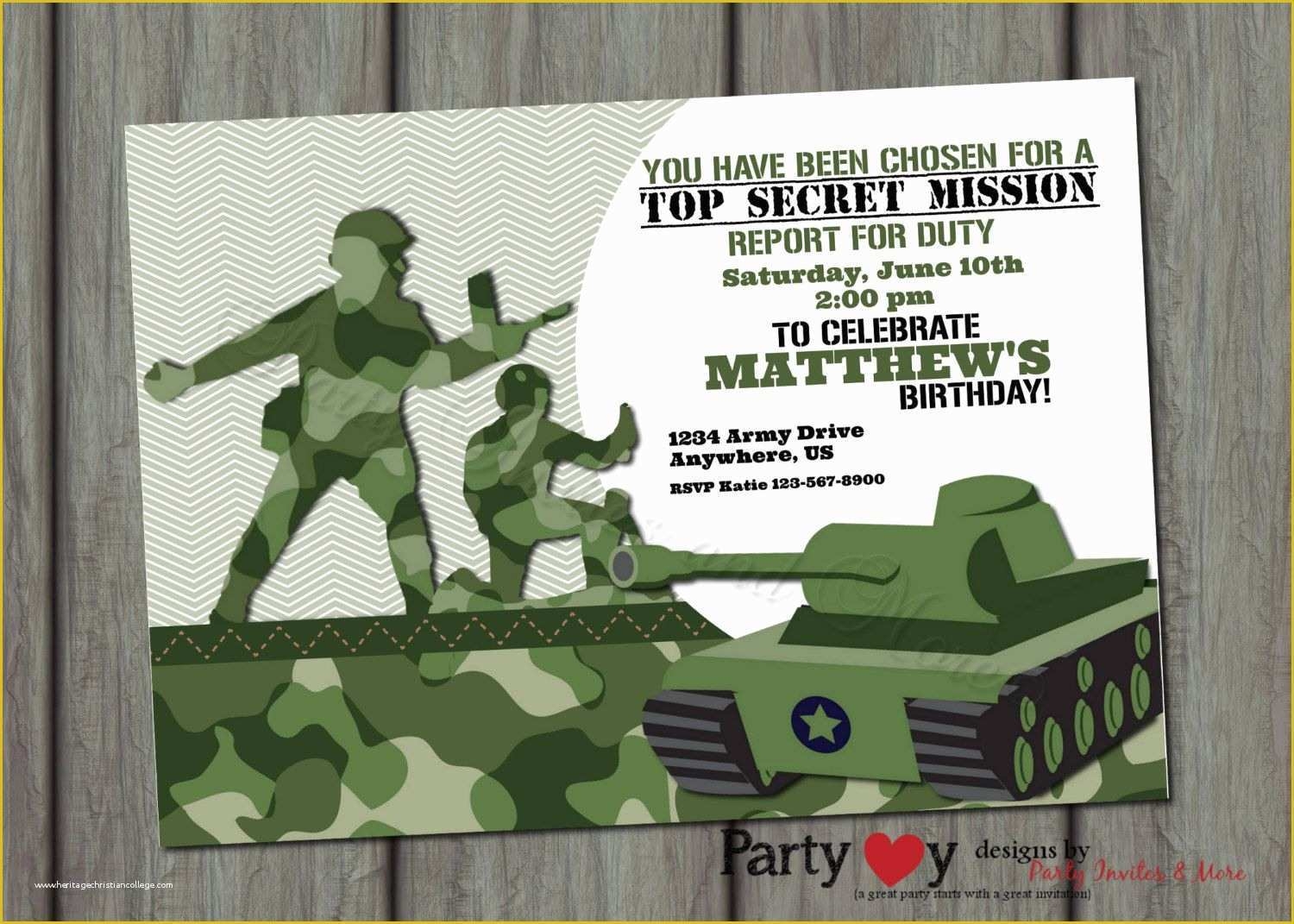 Camouflage Invitations Template Free Of Camouflage Birthday Invitations 