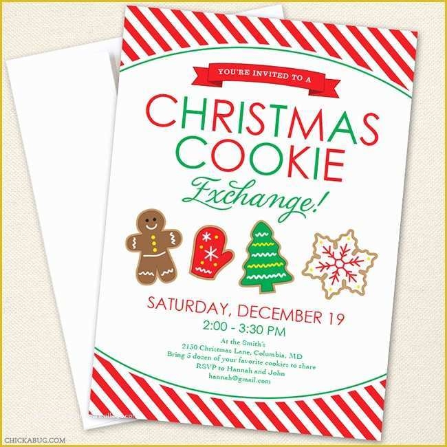 Cookie Exchange Flyer Template Free Printable Word Searches