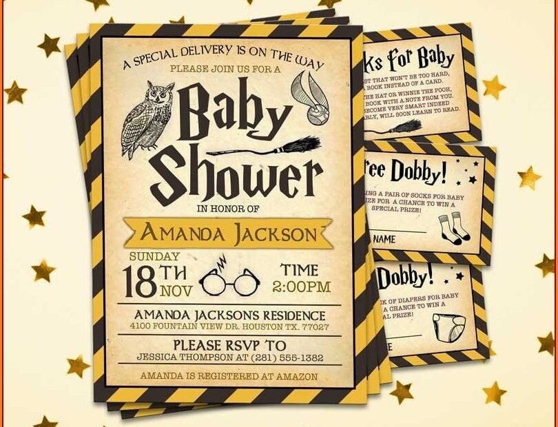 Customizable Harry Potter Invitation Template Invitations Resume Examples