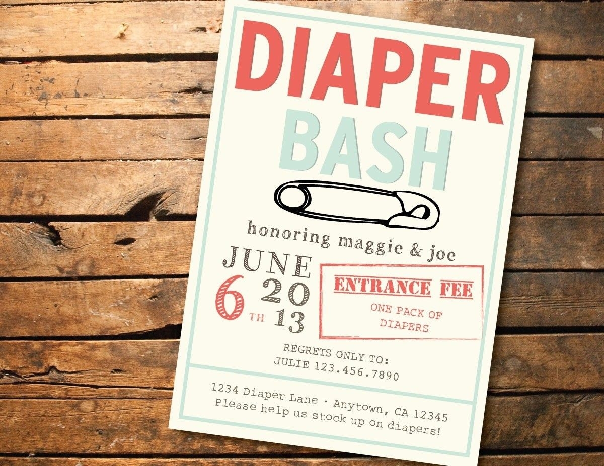 Diaper Party Invite Template Dev onallcylinders