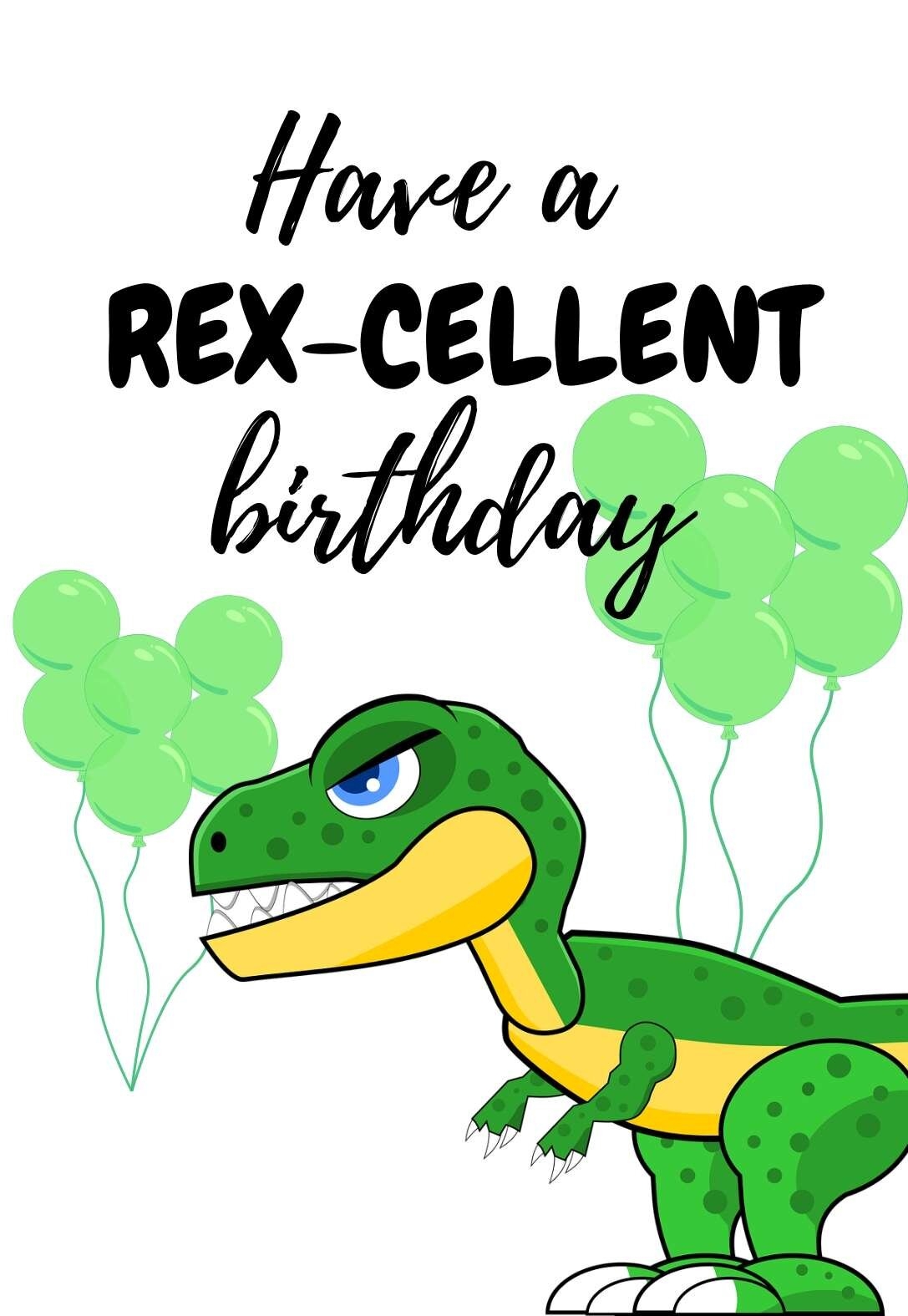 Dinosaur Birthday Card Free Printable 2024 FreePrintableBirthday