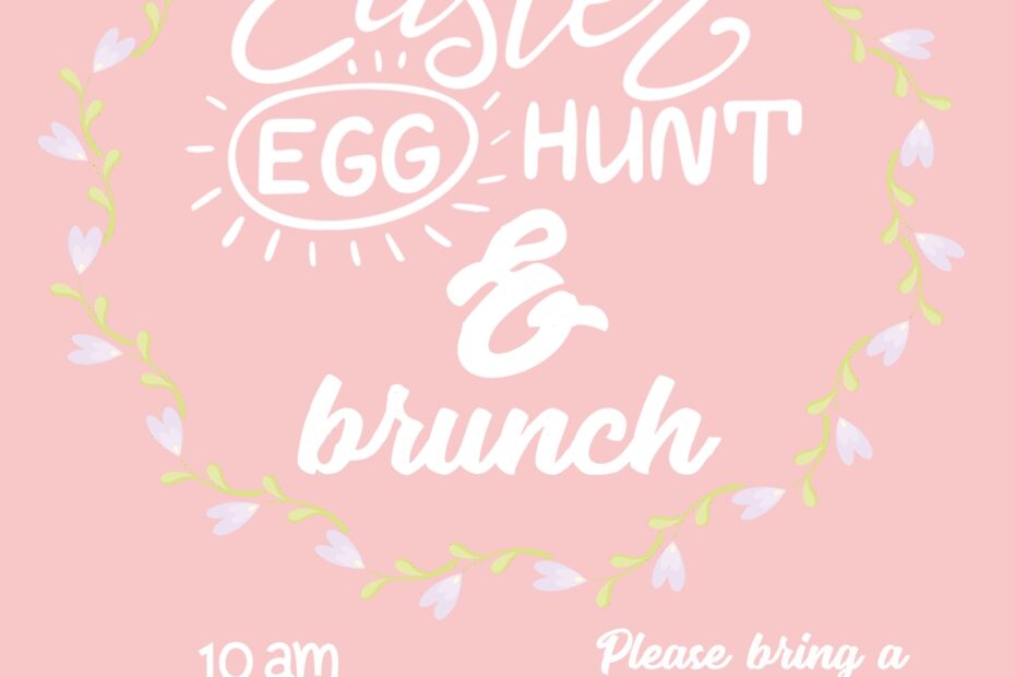 Easter Egg Hunt Invitation Template With Logo Party Like A Cherry