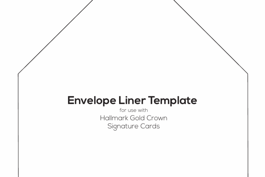 Envelope Liner Template Download Printable PDF Templateroller