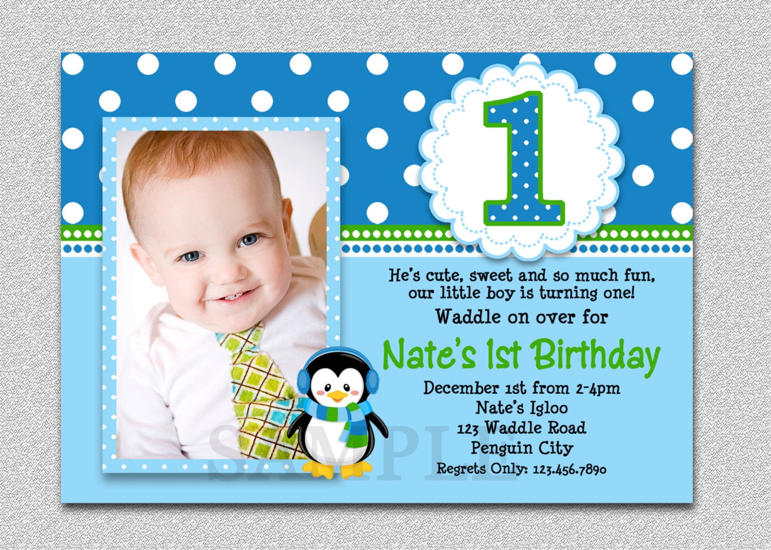 First Birthday Invitation Card Template Cardtemplate my id