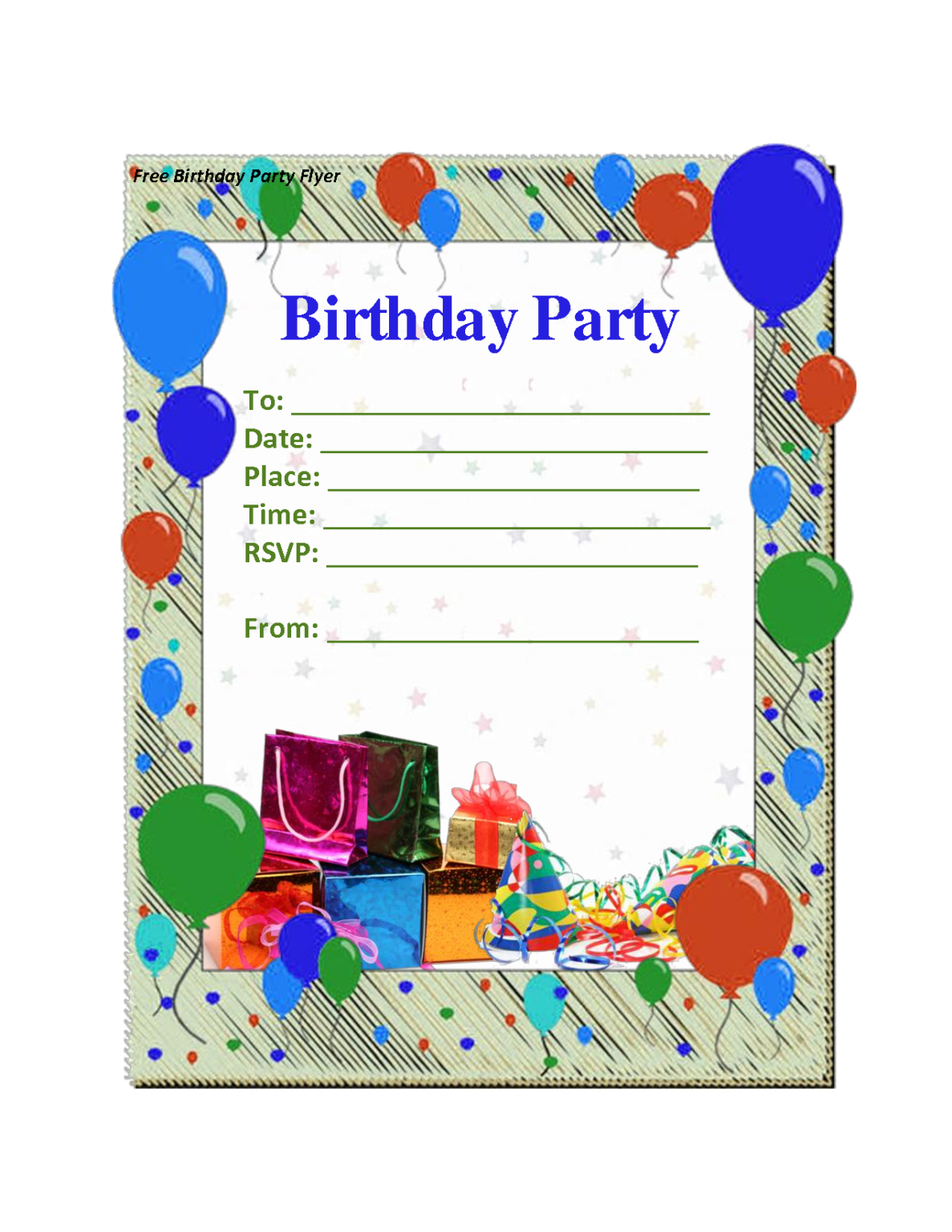 Free Birthday Invitations Printables Birthday Invitations FREE Printable