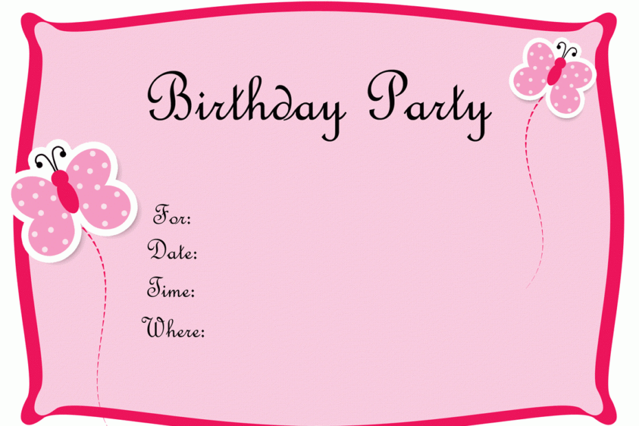 Free Birthday Invitations To Print Download Hundreds FREE PRINTABLE