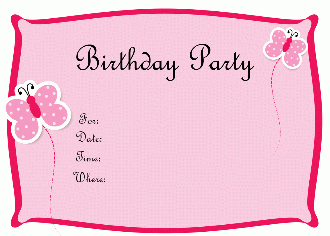 Free Birthday Invitations To Print Download Hundreds FREE PRINTABLE 