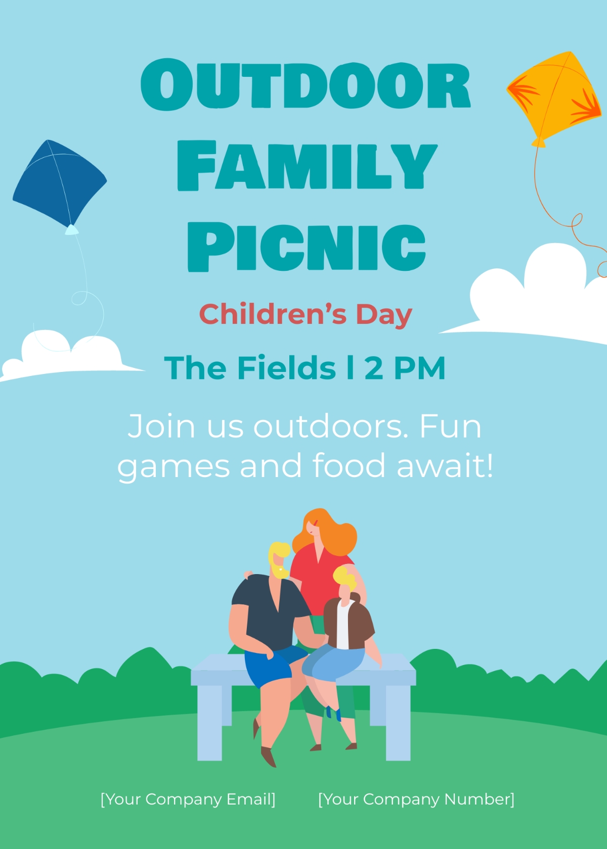 Free Children 39 s Day Invitation Card Template To Edit Online