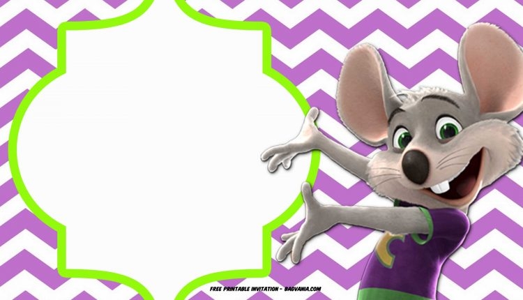 FREE Chuck e Cheese Invitation Template FREE Printable Baby Shower 