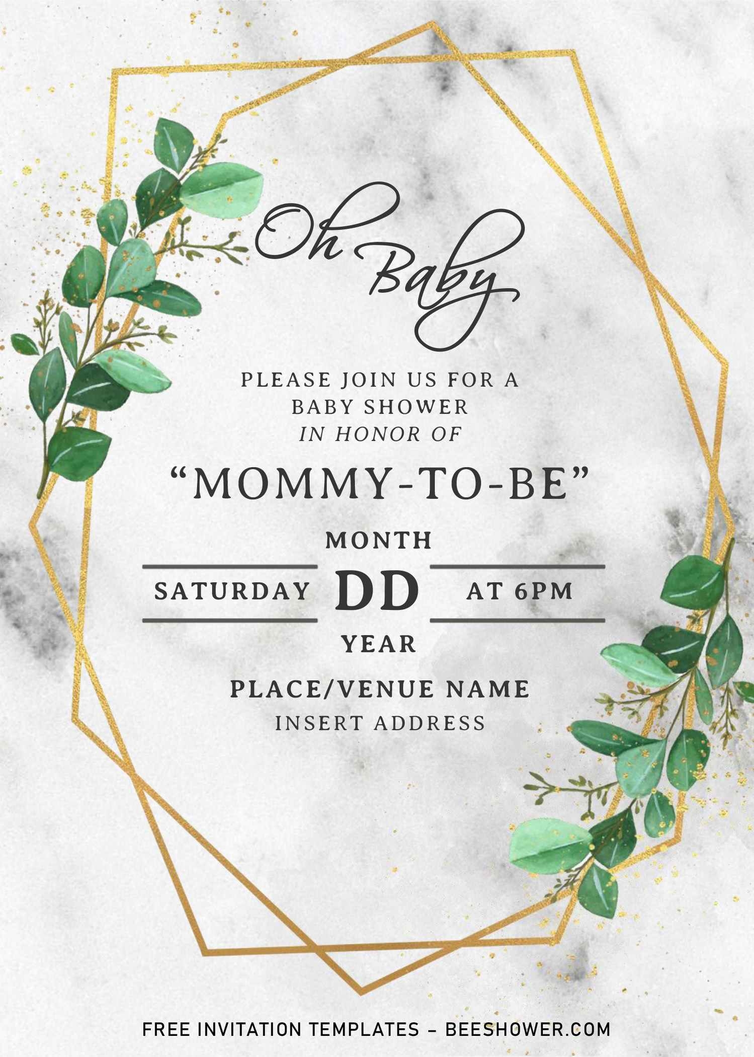 Free Downloadable Templates For Invitations Whatlo