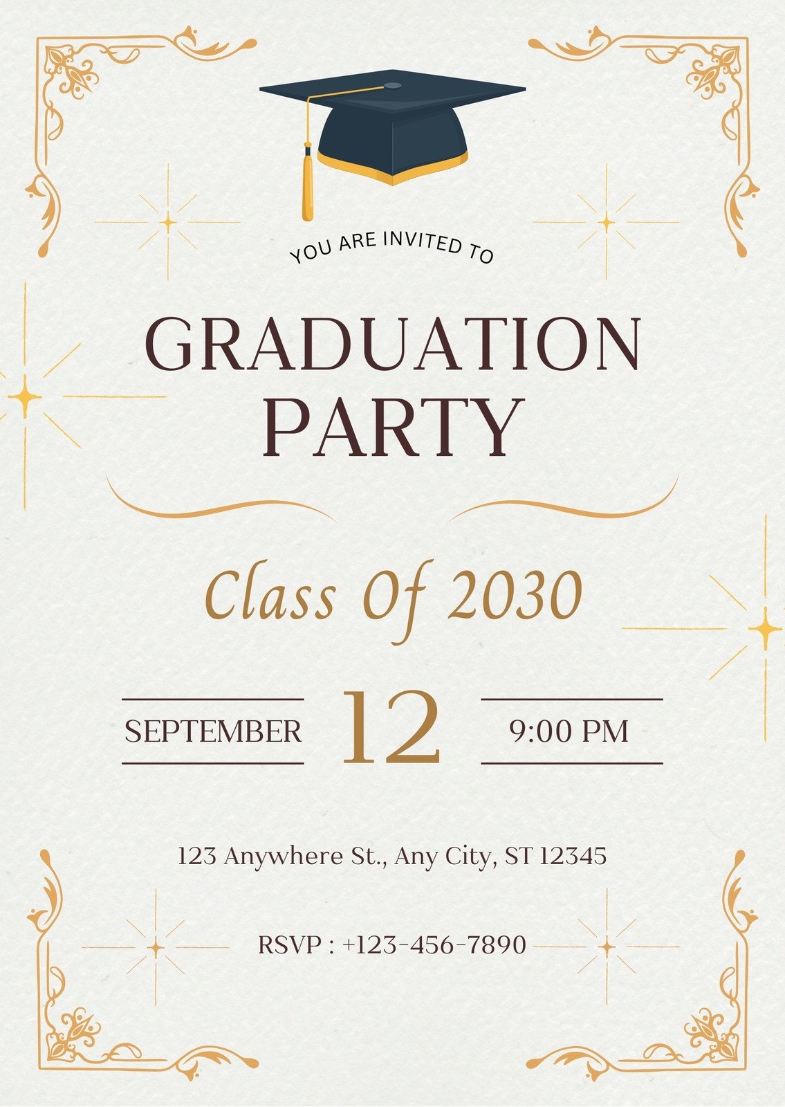 Free Free Printable Graduation Party Invitations 2017 Download Free 