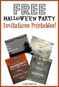 FREE Halloween Party Invitation Printables In Feb 2025 