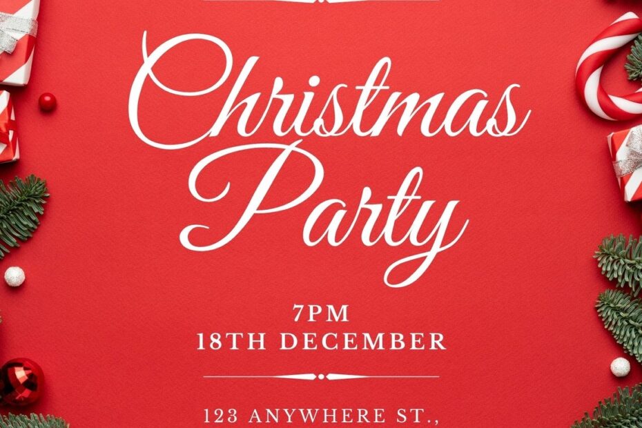 Free Printable Christmas Party Invitations Download Free Printable
