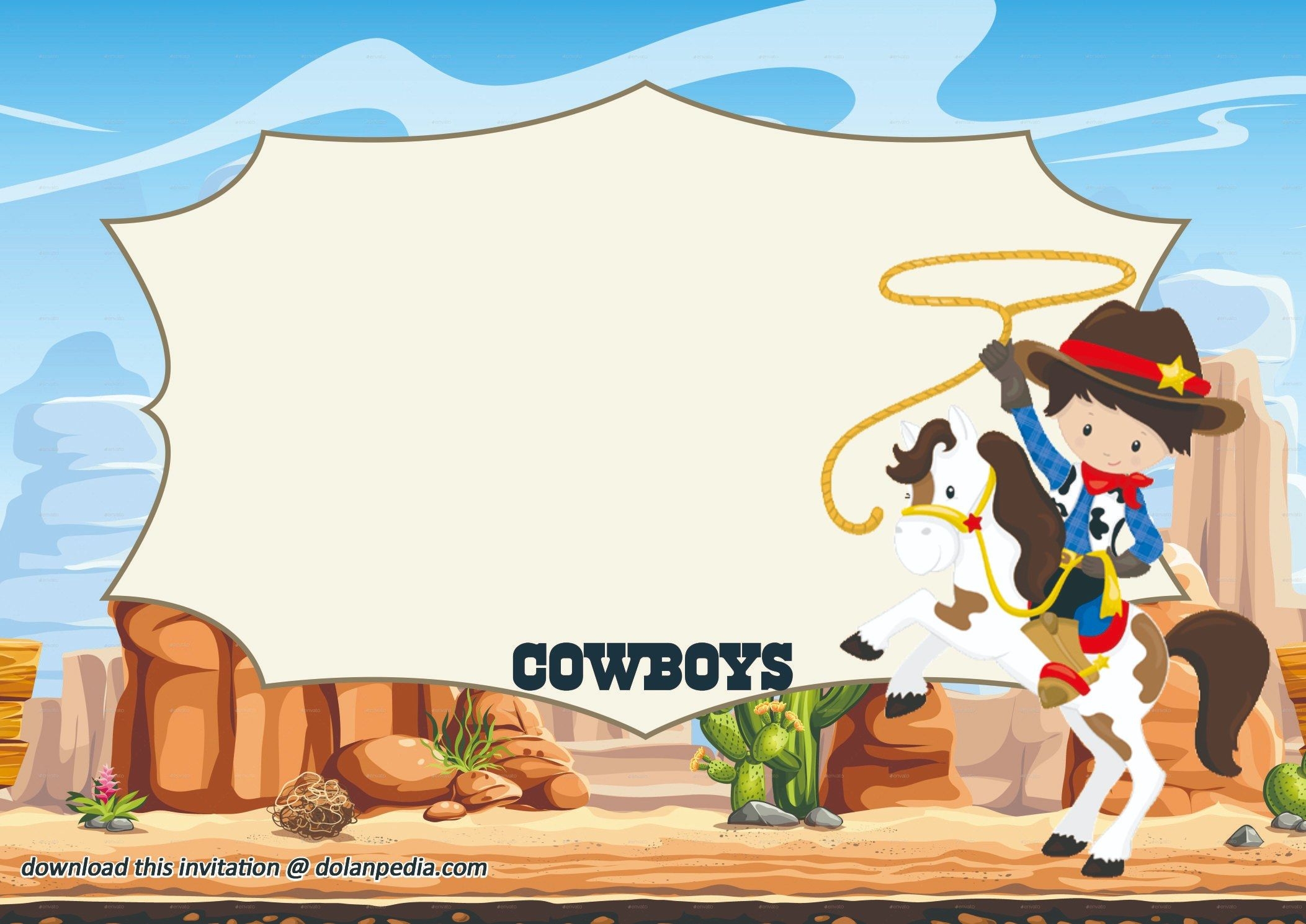 Free Printable Cowboy Invitation Template Cowboy Invitations Free 