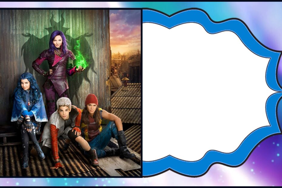 Free Printable Descendants Invitation Invitations Online