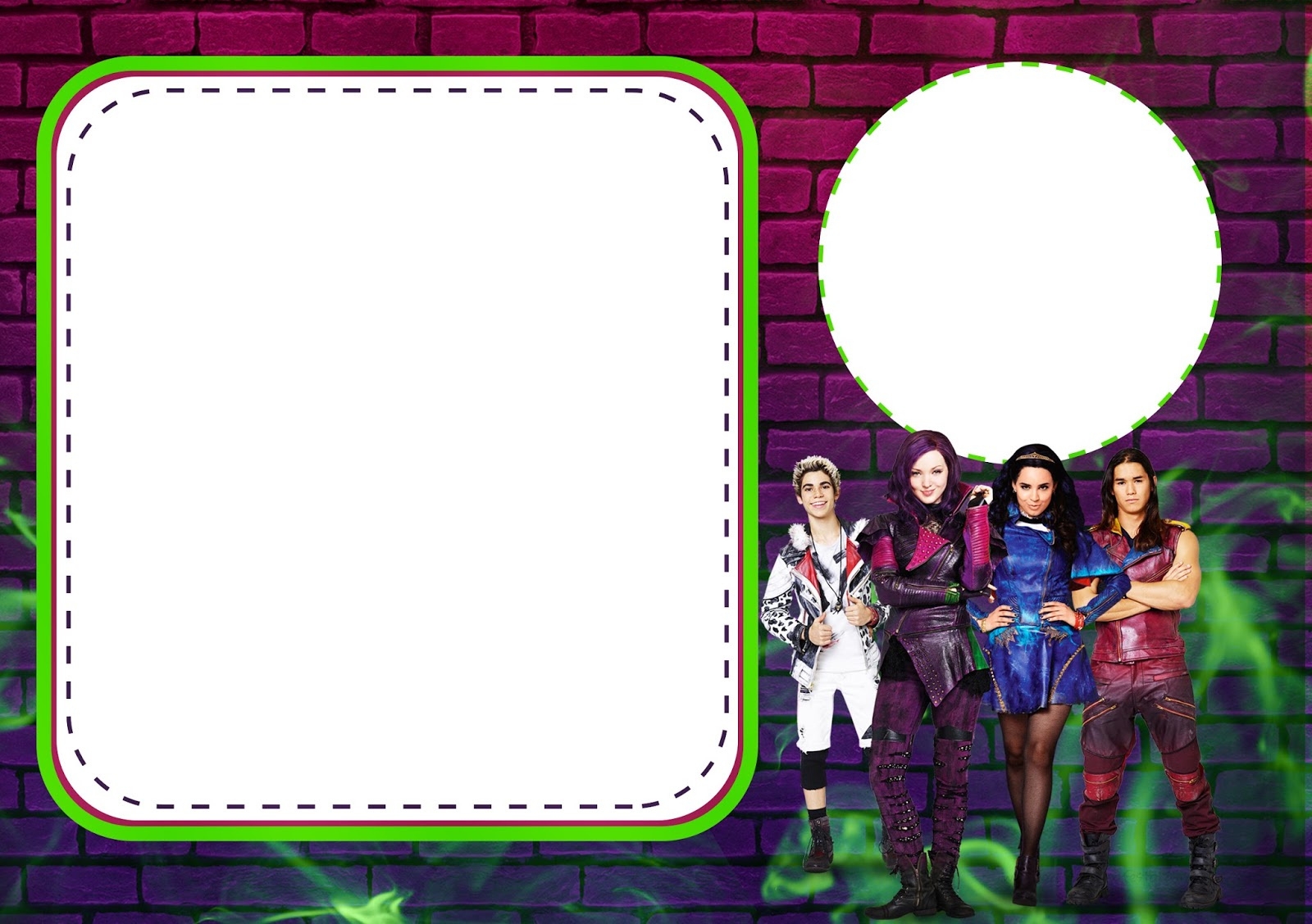 Free Printable Descendants Invitations FREE Printable A Z