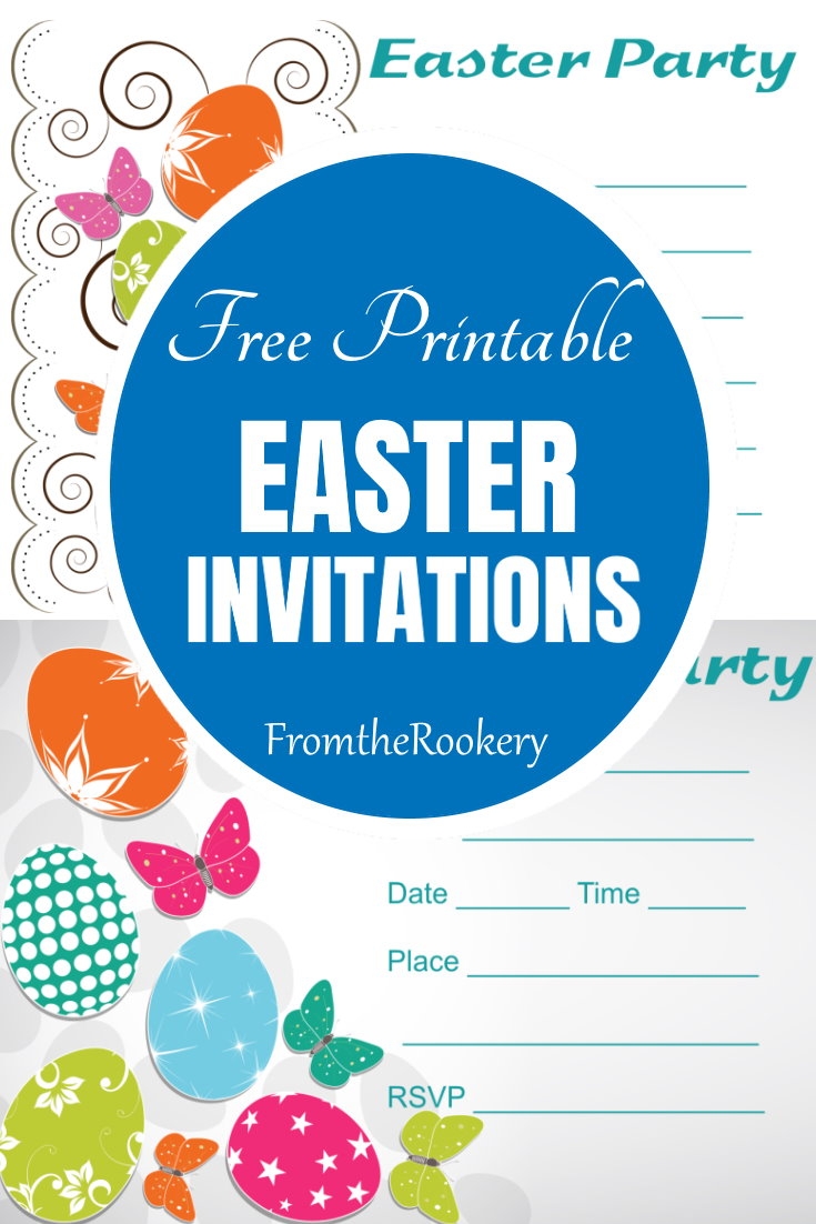 Free Printable Easter Party Invitations
