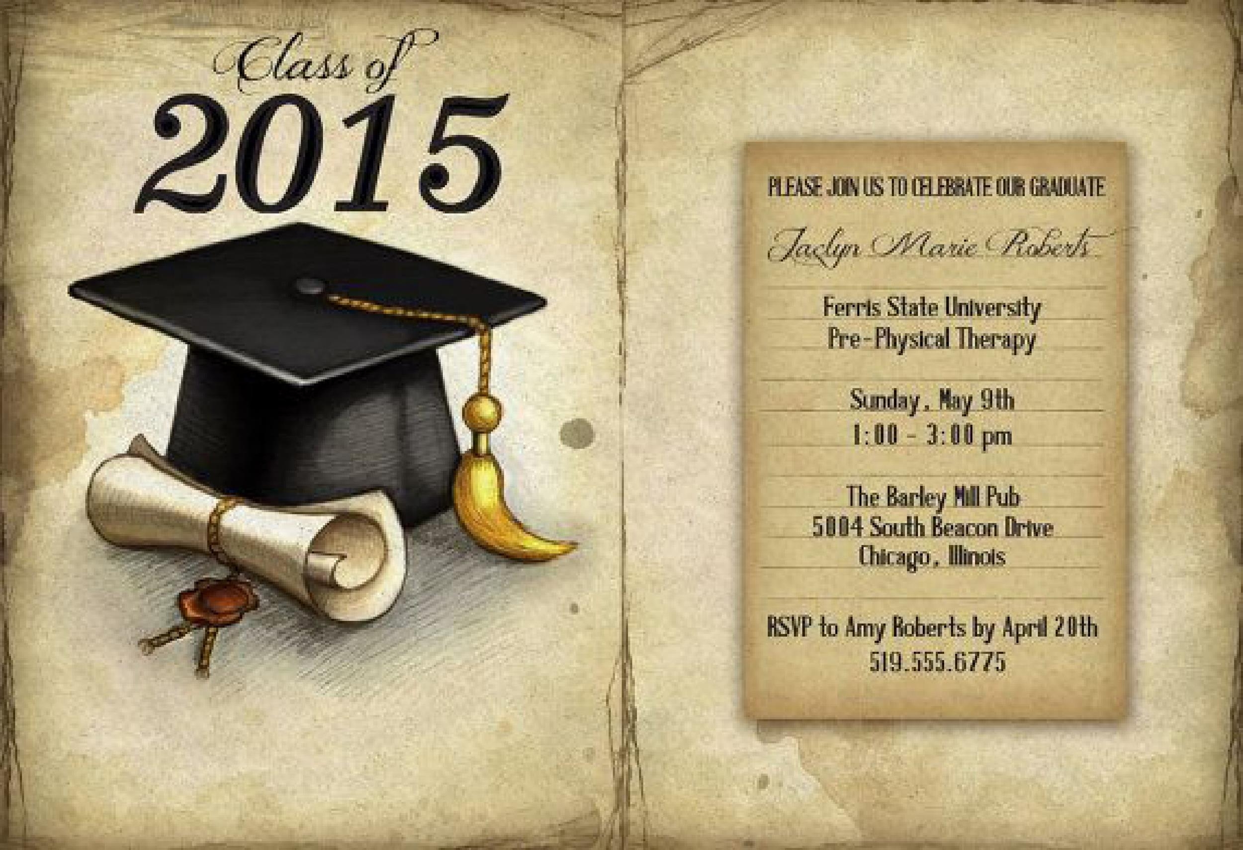 Free Printable Graduation Invitations 2025 Isabel J Kieran