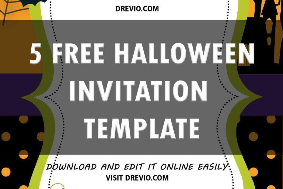 Free Printable Halloween Birthday Party Invitation Templates Download
