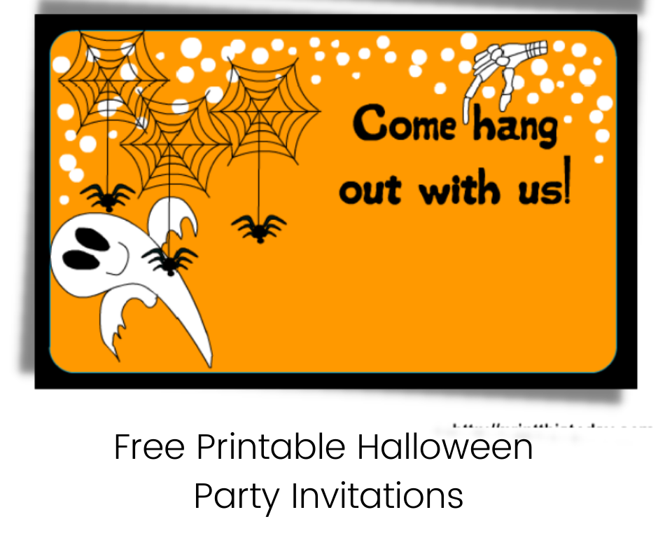 Free Printable Halloween Party Invitations