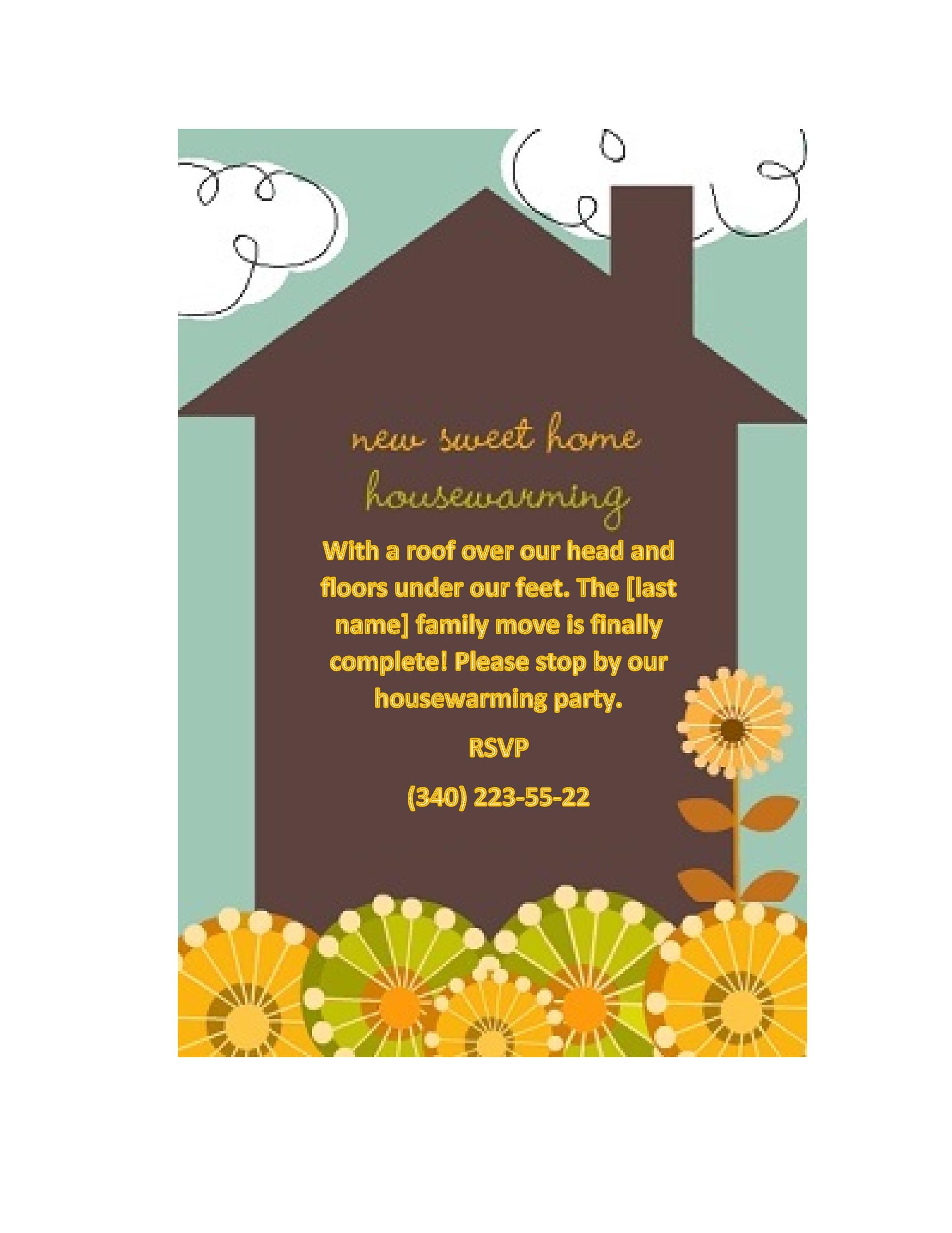 Free Printable Housewarming Invitation Template Printable Templates