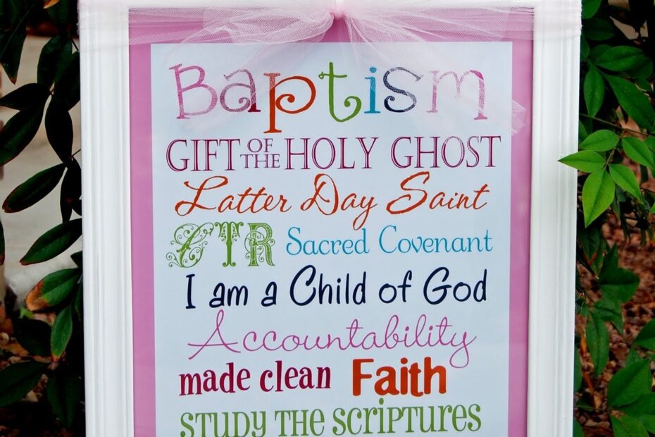 Free Printable Lds Baptism Invitations