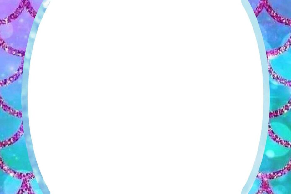 Free Printable Mermaid Invitations FREE Printable A Z