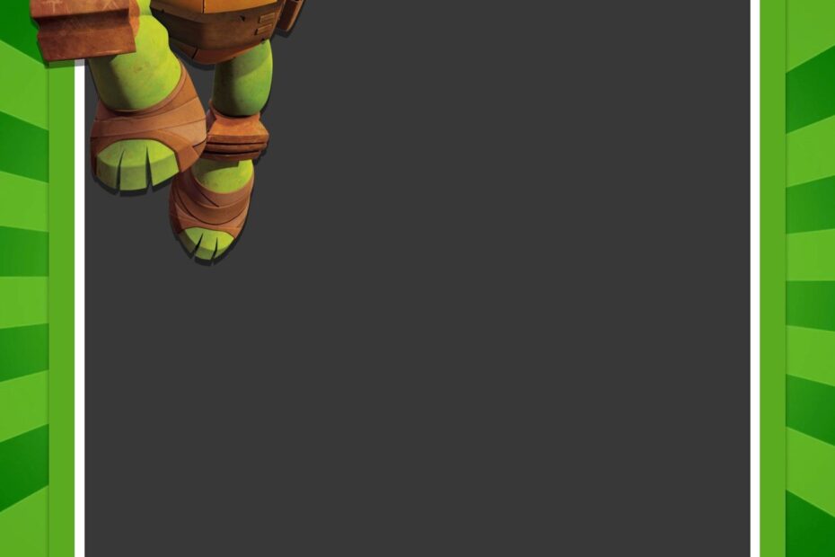 Free Printable Ninja Turtle Invitation Templates Printable Templates