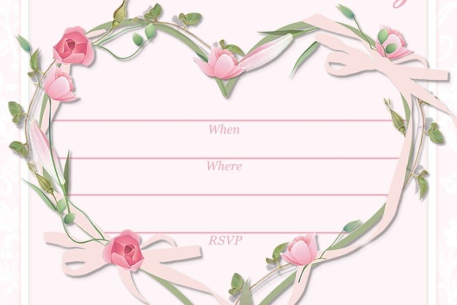Free Printable Princess Tea Party Invitations Templates
