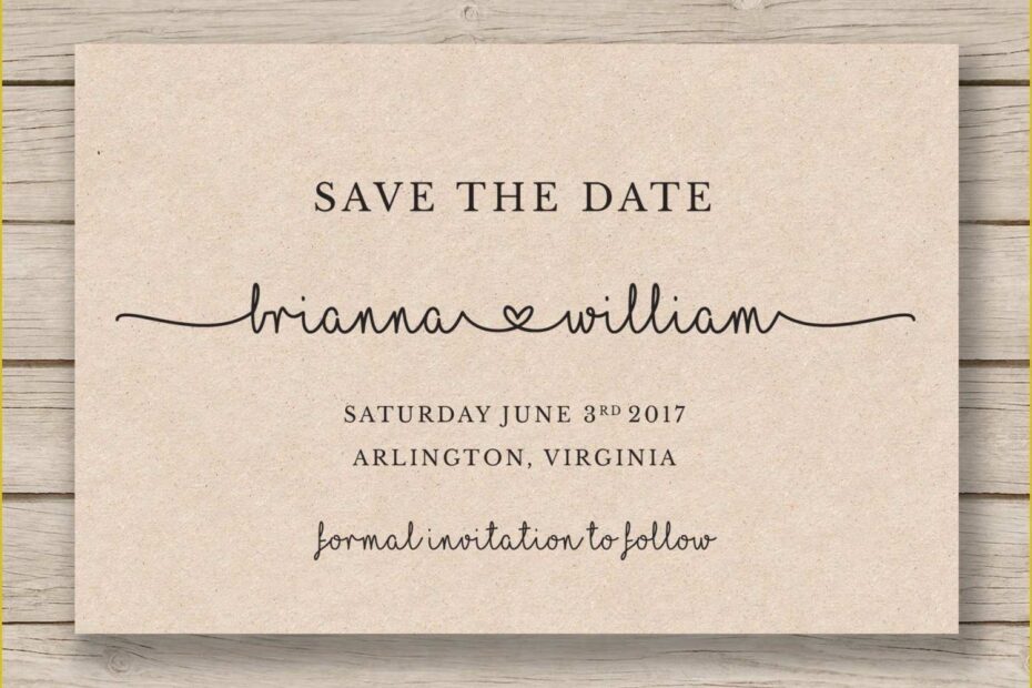 Free Printable Save The Date Templates Of Save The Date Printable